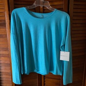 Beyond Yoga Featherweight Daydreamer long sleeve shirt -Aqua - medium - LWSD7557